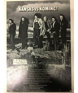 Kansas Concert Listings  8x10 Poster 1970&#39;s Glossy Photo A RARE Find - £13.12 GBP