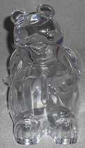 24% Pb O Czech Republic Glass Bear Bank Nice Size And Design - £23.48 GBP