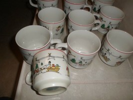 10 Royal Five Stars Feinstienzeug By GPX Bischberg Christmas cups vint G... - $39.60