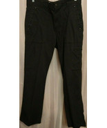 Calvin Klein Black Cotton Cargo Pants 34x32  RN #36543 - £14.05 GBP
