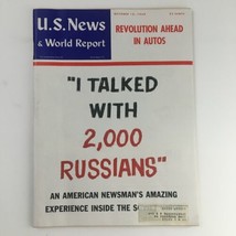 VTG U.S. News &amp; World Report October 12 1959 I Talked with 2,000 Russians - £11.09 GBP