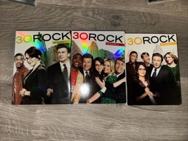 30 Rock 3 DVD Lot Season 1 + 2 + 4, Tina Fey, Tracy Morgan, Alec Baldwin... - $9.49
