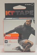 KT Tape Pro Synthetic Kinesiology Athletic Tape, 20 Count, 10” Precut Strip - $21.99