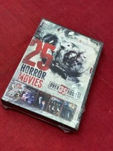 New Sealed 25 Horror DVD Movies Pack - Night of Living Dead Ashes Zombie Omega+ - £11.72 GBP