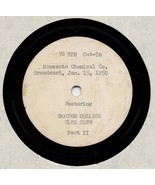 Boston College Glee Club Monsanto Chemical Co. Broadcast January 15, 195... - £27.87 GBP