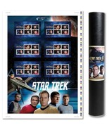 Stamps Canada Star Trek 50th Anniversary  Uncut Press Sheet May 5 2016 - $79.19