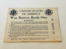 War Ration Book WW2 ephemera WWII military stamp Victor Colorado CO vtg holder 2 - £15.73 GBP