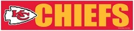 Kansas City Chiefs Bumper Sticker - NFL - $2.86