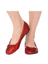 Rubie&#39;s Adult Red Glitter Shoe 9 - £88.28 GBP