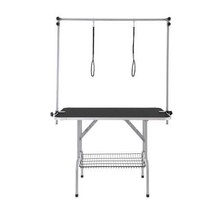 Pet Grooming Table Two Arms with Clamp, 46&#39;&#39; Dog Grooming Station, Foldable Pets - £115.38 GBP