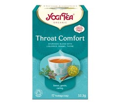 Yogi Tea Throat Comfort Organic Soothes the Throat - 17 Tea Bags - £10.89 GBP