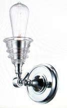 Elk Insulator Glass 8" Wall Light Sconce - Polished Chrome #66800-1 - $33.24