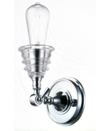 Elk Insulator Glass 8&quot; Wall Light Sconce - Polished Chrome #66800-1 - $33.24