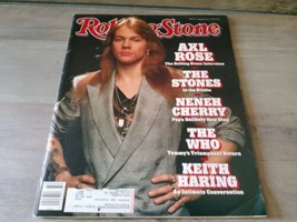 Rolling Stone Magazine #558 August 1989 Axl Rose Guns Roses Vintage Ads The Who - $27.86