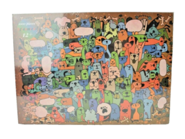 Bgraamiens Brain Games Puppies&#39; Party 1000 Piece Jigsaw Puzzle (New) - £12.32 GBP