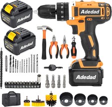 Power Drill/Driver For Home Improvement | Adedad Cordless Impact Drill, In Led - £83.10 GBP