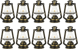 Mini Lantern Decorative 10Pcs 2 Inch Small Hanging Lantern Table Centerpiece  - $22.99