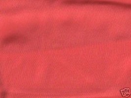 5yd X 43 In Wide Stunning Coral Designer Fabric Fluid Pure Silk Satin Charmeuse - £89.51 GBP