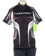 Cannondale Signature Zip Front Black &amp; White Cycling Jersey Women&#39;s  NWT - £78.30 GBP