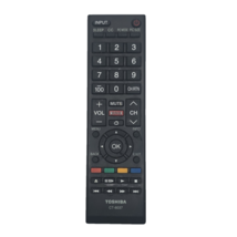 Toshiba CT-8037 Remote Control Black Works Excellent - $8.42