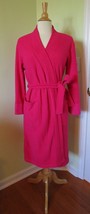 Women&#39;s Natori Night Robe Small S Pink Solid 68% Polyester 32% Rayon Sof... - £15.62 GBP