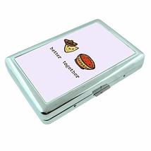 Better Together Em4 Hip Silver Cigarette Case Id Holder Metal Wallet 4&quot; ... - £6.24 GBP