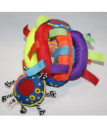 Manhattan Toy Whoozit Wiggle Ball Multicolor Vibrating 7" Soft Baby Plus... - $20.85
