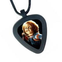 Pickbandz Childs Play Chucky Doll Mens or Womens Real Guitar Pick Necklace - £9.73 GBP