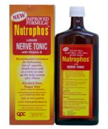 Nutrophos Liquid Nerve Tonic with B Vitamin 16oz (500ml) BIG BOTTLE  - $43.16 CAD
