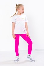 Leggings (Girls), Any season,  Nosi svoe 6000-079-3-of (rozhevyj-neon) - $13.99 CAD