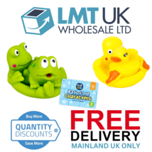 Rubber Ducks &amp; Frog Bath Time Toys - Pack of 4 - £6.26 GBP