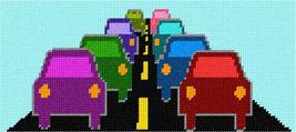 Pepita Needlepoint Canvas: Traffic Jam, 10&quot; x 5&quot; - $50.00+