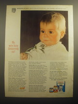 1963 Gerber Baby Food Ad - My, we&#39;re busy blossoming out - £14.78 GBP