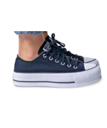 Converse Women Sneakers - 9 US EU 40 Black Casual Comfort Street Shoes New - $103.55
