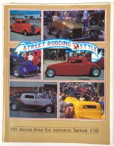 1984 NSRA NATIONAL STREET ROD ASSOCIATION YEARBOOK San Jose INSERT Progr... - $19.79