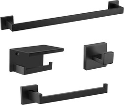 The 24-Inch Wall-Mounted Stainless Steel Bathroom Accessories Set From Turs Is A - $64.94