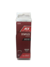 Staples 1000 3/8 Heavy Duty Ace Wide Crown II 22278 Carpet Insulation Upholstery - £3.10 GBP