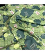 1 Yd &amp; 31” Of Green Knit World Traveler Fabric 60” Wide - $9.89