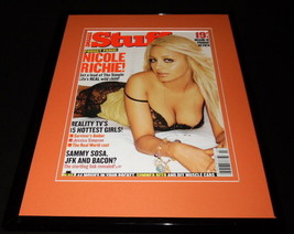 Nicole Richie Framed ORIGINAL 2004 Stuff Magazine Cover The Simple Life - £27.86 GBP