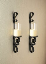 Ornate Candle Sconce Duo - $47.00