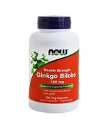 NOW Foods Gingko Biloba 120 mg., 100 Vegetarian Capsules - $260.68 MXN