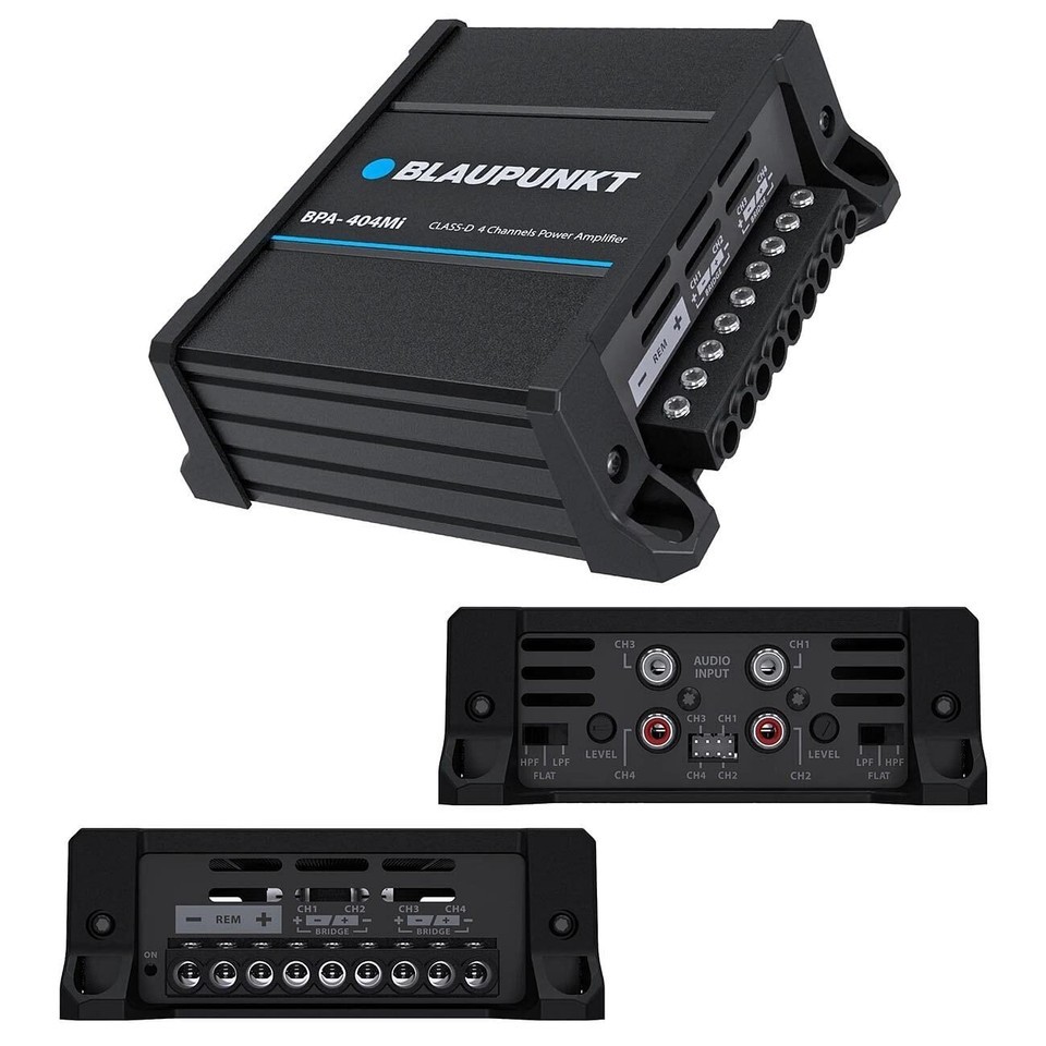 Blaupunkt Micro 4 Channel Amplifier 420W RMS/1000W Max - $136.68