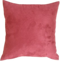 Pillow Decor - 19x19 Royal Suede Pink Throw Pillow  - SKU: OC1-0002-70-20 - £23.68 GBP