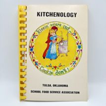 Kitchenology Cookbook Paperback By Tulsa OK School Food Service Lunch Lady Vtg - £10.52 GBP