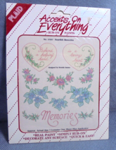 Vtg Plaid Accents on Everything Rub On Paints Transfers 57037 Floral Memories - £5.23 GBP