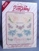 Vtg Plaid Accents on Everything Rub On Paints Transfers 57037 Floral Mem... - $6.66