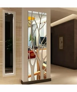 3D DIY Mirror Art Removable Wall Stickers Acrylic Mural Decal Home Bedro... - $741.26 MXN
