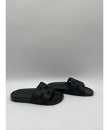 Men&#39;s Gucci GG Slide Sandal Black Demetra Size 34 - £166.36 GBP