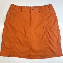 Duluth Trading Skort 18 Dry On The Fly Improved Orange Plus Active Skirt/Shorts - £34.55 GBP
