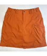 Duluth Trading Skort 18 Dry On The Fly Improved Orange Plus Active Skirt... - £33.80 GBP